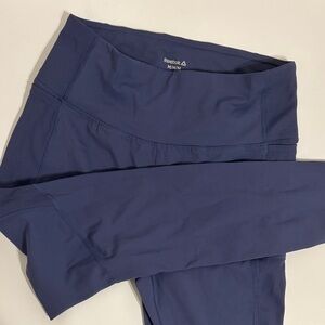 Reebok Deep Purple-Blue Active Leggings - M